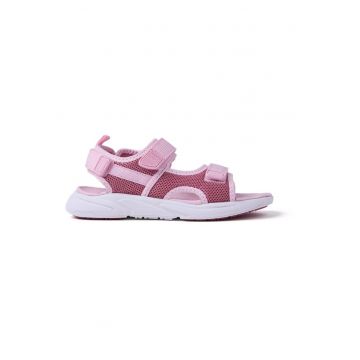 Sandale cu inchidere velcro Elwak - Roz