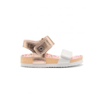 Sandale cu inchidere velcro Haynes - Auriu