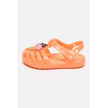 Sandale cu model grafic Isabella - Bej/Portocaliu neon/Roz