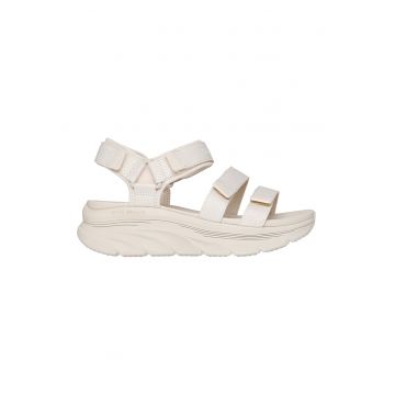 Sandale cu velcro D'Lux - Alb fildes