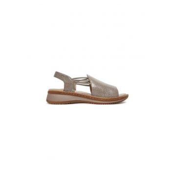 Sandale dama - 12-29005-13 -  Piele naturala - Bej
