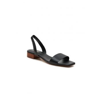 Sandale dama - 13578728 -  Piele naturala - Negru