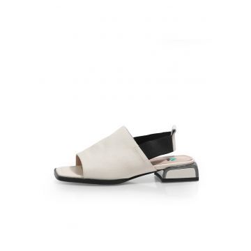 Sandale dama  2601418 din piele naturala - Bej