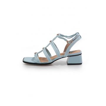 Sandale dama  2602502 din piele naturala - Albastru