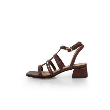 Sandale dama  2602504 din piele naturala - Maro
