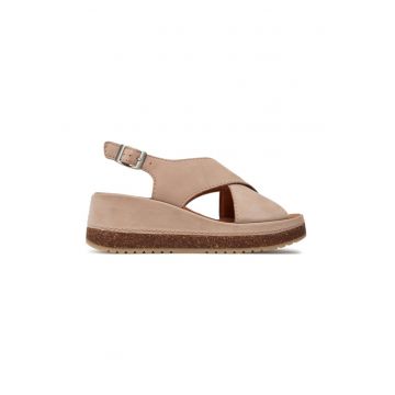Sandale dama -  303500 - Piele nabuc - Roz -