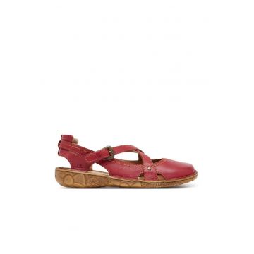 Sandale dama - 79513 -  Piele naturala - Rosu - Rosu