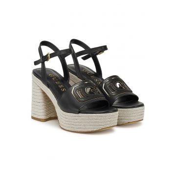 Sandale dama -  BLKGO FLJFML LEA03 - piele naturala - negru -