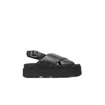 Sandale dama  model 1004 Chantal - piele naturala - negru