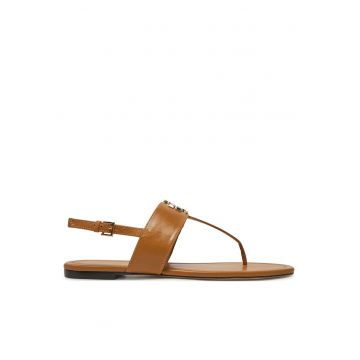 Sandale dama -  piele naturala - maro -
