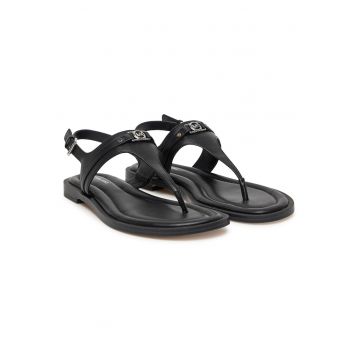 Sandale dama -  piele naturala - Negru