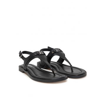 Sandale dama -  piele naturala - Negru