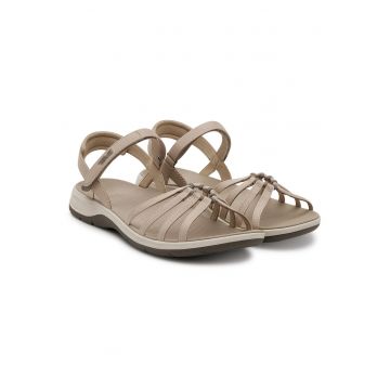 Sandale dama  Tirra Traveler - tesatura - bej -