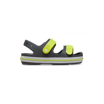 Sandale de cauciuc cu detalii logo Cruiser - Galben/Gri inchis