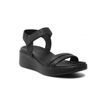 Sandale  din piele naturala pentru dama - Negru