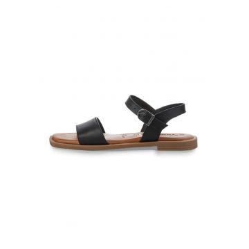 Sandale din piele - Negru