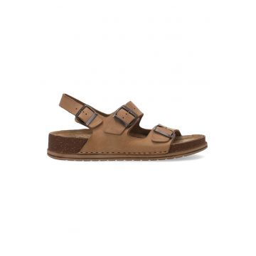 Sandale din piele nubuc -