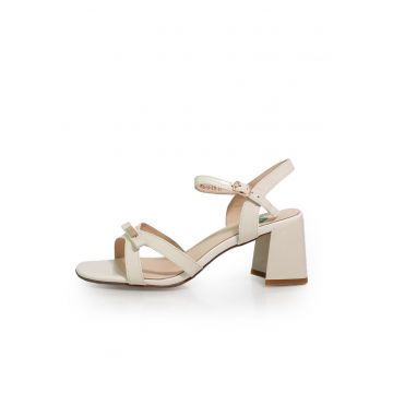 Sandale Elegante  2604218 din piele naturala - Bej