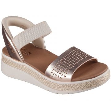 Sandale femei Skechers Bobs Sun Ray - Step Aside 114415-RSGD