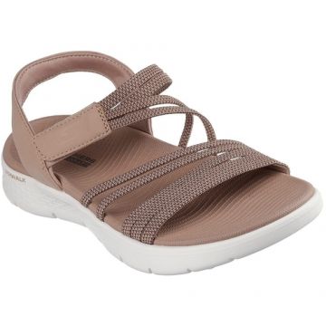 Sandale femei Skechers Go Walk Flex Sandal 141473-TAN