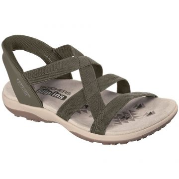 Sandale femei Skechers Reggae Slim - Stretch Flex 163460-OLV
