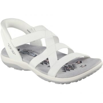 Sandale femei Skechers Reggae Slim - Stretch Flex 163460-WHT