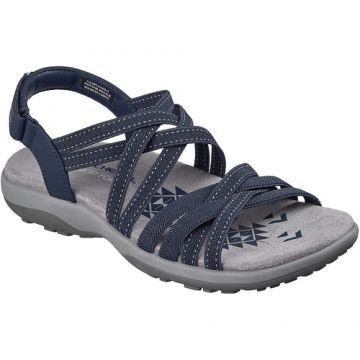 Sandale femei Skechers Reggae Slim - Summer Getaway 163571-NVY