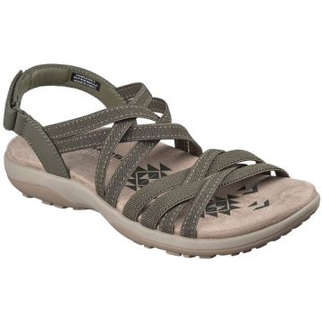 Sandale femei Skechers Reggae Slim - Summer Getaway 163571-OLV
