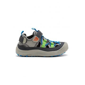 Sandale fisherman cu velcro Dunbarton - Gri
