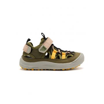Sandale fisherman cu velcro Dunbarton - Kaki