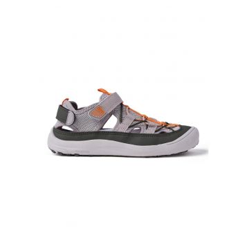 Sandale fisherman cu velcro Dunbarton - Maro taupe