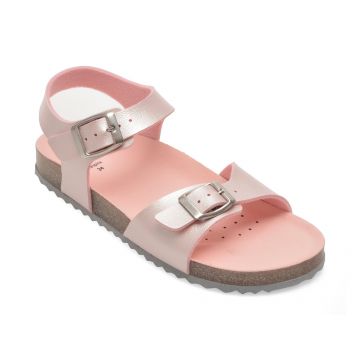 Sandale GEOX roz, J558MI, din piele ecologica