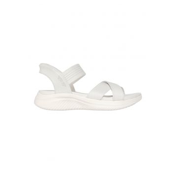 Sandale slip-ins cu barete incrucisate Ultra Flex 3.0 - Alb murdar