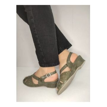 Sandale Casual Dama  0264Pt Roma 40-N Kaki - Verde - Verde