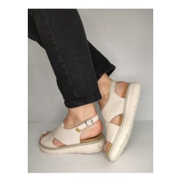 Sandale Casual Dama  D2K56-60 Bej - Bej - Bej