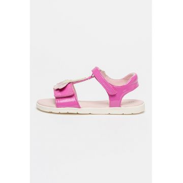 Sandale cu velcro Joyfoot - Fucsia