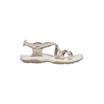 Sandale cu velcro Raggae Slim Sun Array - Maro taupe deschis