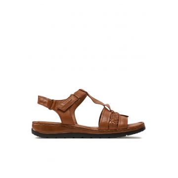 Sandale dama  303666347 - Piele naturala - Maro