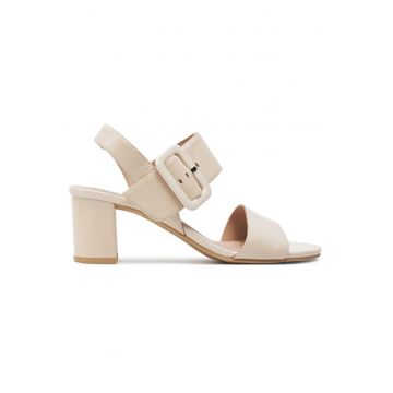 Sandale dama  303679279 - Piele naturala - Bej