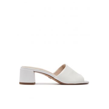 Sandale dama  303724740 - Piele naturala - Alb