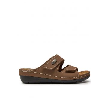 Sandale dama -  30372484942 - Piele naturala - Maro