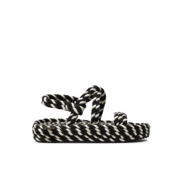 Sandale dama -  30407643537 - Piele ecologica - Negru