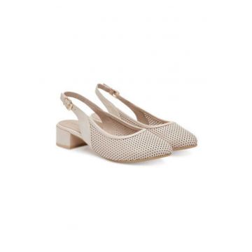 Sandale dama  304671784 - Piele naturala - 40.5 EU - Bej