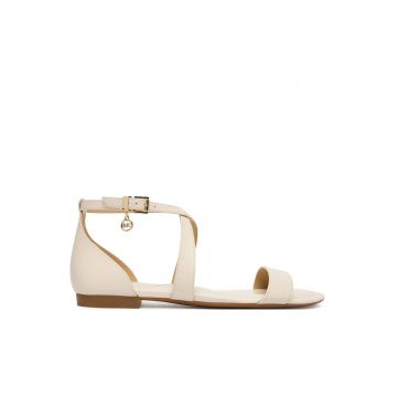 Sandale dama -  piele naturala - bej -
