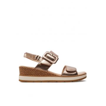 Sandale dama -  Piele naturala - Maro - Maro