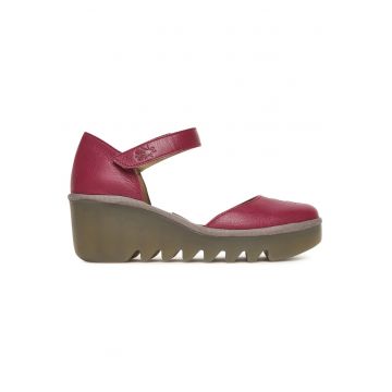 Sandale dama -  piele naturala - violet