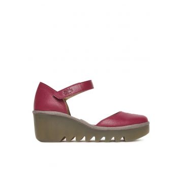 Sandale dama -  piele naturala - violet