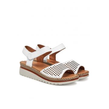 Sandale dama  Weiss 03 - piele naturala - alb