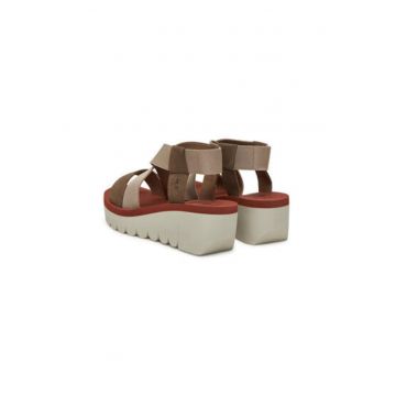 Sandale dama - YABI922FLY -  Piele naturala - Bej