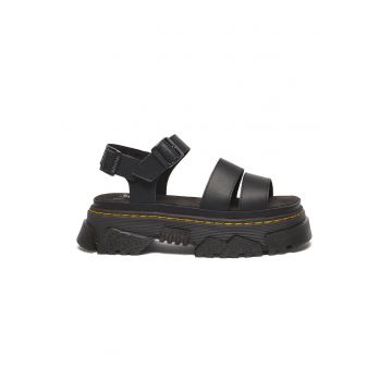 Sandale din piele cu catarama Mattison - Negru